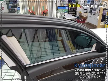 자동차썬팅 브랜드 루마 피너쿨필름 제네시스 G80 틴팅 / 인천 경인카