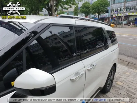 카니발 풀체인지 KA4 틴팅!! 루마썬팅 피너클 필름 풀시공 + 파인뷰 블랙박스 설치 / 인천 경인카
