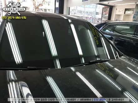 인천 수입차 틴팅 레인보우 V90 썬팅필름 아우디Q7 경인카 시공