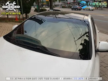 내차썬팅 다시하고싶을땐! 인천경인카지! 레인보우V90 올뉴K5 틴팅재시공