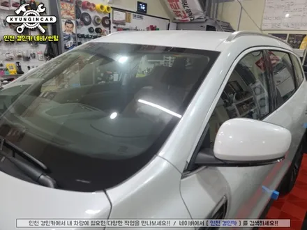 QM6 반사썬팅시공! 세인트아모 스퍼터 윈도우필름! 주안경인카 틴팅