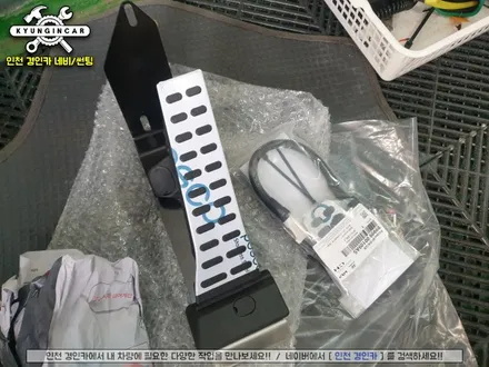 인천 리얼 오르간 알로이 페달 시공업체 경인카에서 봉고3 차량 개조작업