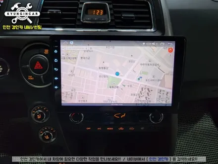 인천 카나로전문 코란도스포츠 순정네비빼고 카나로 X플러스 안드로이드 올인원 장착했어요.