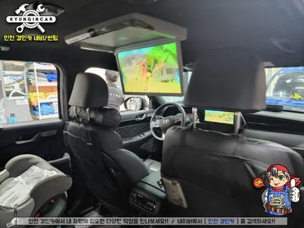 팰리세이드 순정네비 연동 천장모니터 비클시네마 VC173ST 시공기