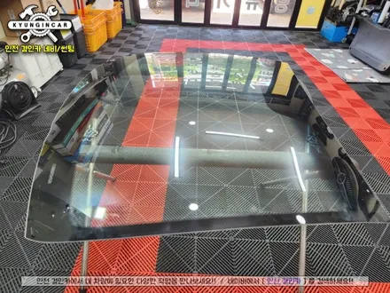 올뉴모닝 전면유리 교체후 전체썬팅 세인트아모 아쿠아 필름으로 재시공 (인천 주안 틴팅추천)
