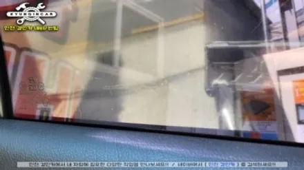 인천 틴팅 NF소나타 측면 뒷유리 세인트아모 아쿠아 필름으로 재시공
