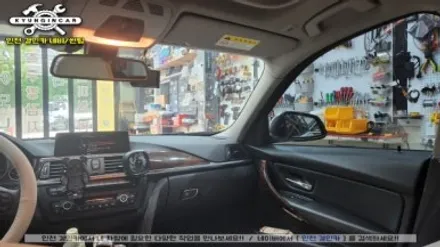 인천 BMW 3시리즈 세인트아모 아쿠아 썬팅필름으로 전체 재시공
