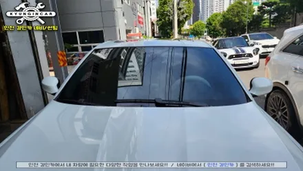 인천 BMW3시리즈 전면유리 틴팅 세인트아모 아쿠아 필름 시공