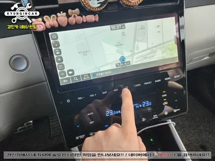 투싼 NX4 와글미디어 캐스트 - 안드로이드 카플레이 장착했어요.