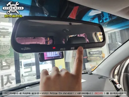 올뉴투싼TL 순정 ECM룸미러 하이패스 장착