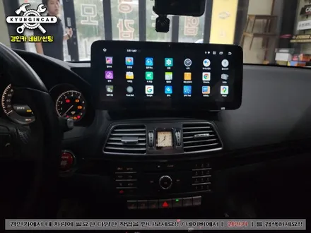 벤츠 E200 카브리올레 MN-X 알리발 12인치 안드로이드올인원 의뢰장착