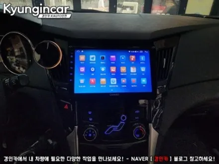 YF소나타 안드로이드 카나로 Q 올인원 네비 교체했어요.