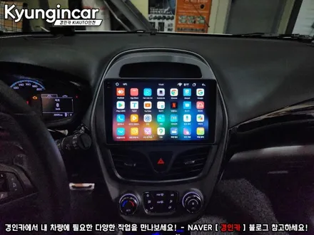 쉐보레 더뉴스파크 카나로 a(알파) 고스펙 안드로이드 올인원 장착