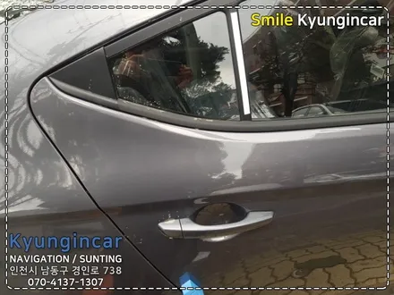 인천 레인보우썬팅 간석점 신차탁송 검수후 V90필름 시공 더뉴아반떼AD / 경인카