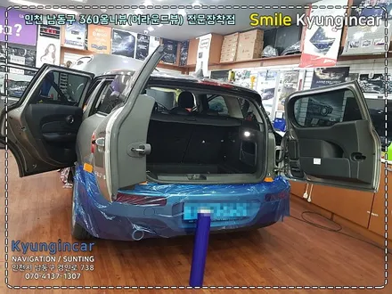 미니 클럽맨 룸미러모니터를 이용한 옴니뷰 360어라운드뷰 설치 by 인천 경인카