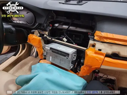 인천 BMW528i 12인치 안드로이드 올인원 (Navifly) 장착