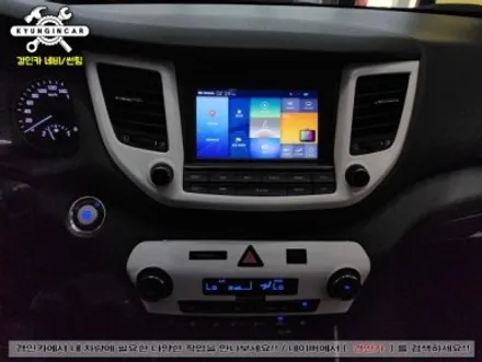 인천 내비플라이 M700S 안드로이드 올인원 올뉴투싼 내비매립 설치작업