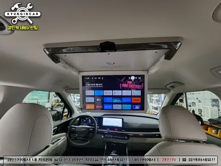 더뉴카니발 KA4 비클시네마 VC173-ST 17.3인치 천정모니터 설치