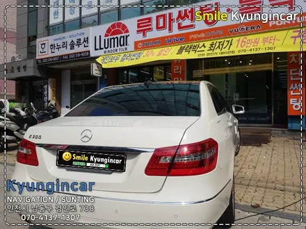 인천 루마썬팅 수입차 벤츠 E클래스 피너쿨 윈도필름 전체시공 - 간석동 경인카