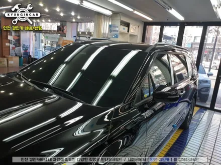 신차썬팅 카니발 KA4 레인보우 V90썬팅필름 시공 인천 간석주안점 경인카