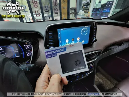 싼타페TM 안드로이드 내비게이션 스마트 A200 PLUS 인천경인카에서 장착했어요