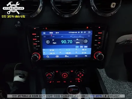인천 아우디TT MK2 안드로이드 올인원 내비 고객님제품 의뢰설치