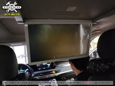 인천 비클시네마 VC173ST 천정모니터 팰리세이드 장착