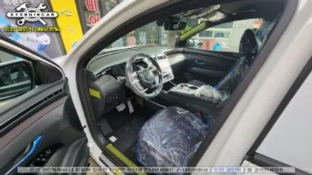 인천 루마 버텍스 썬팅샵 투싼NX4 블랙박스 PPF 신차패키지 시공작업