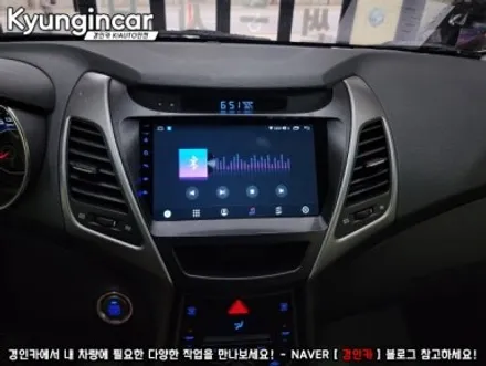 가성비 안드로이드 올인원 카나로 Q 더뉴아반떼MD 장착했어요.