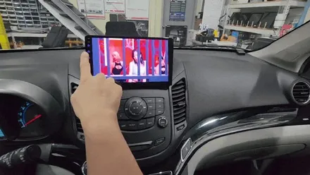 인천 주안 카나로Q 안드로이드 올인원 내비매립 + 후방카메라 올란도 설치작업