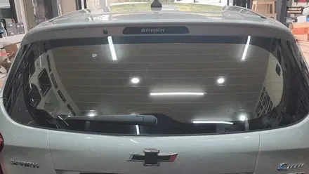 열차단썬팅필름 이비오스 슈젠 CX90 스파크 뒷유리 시공