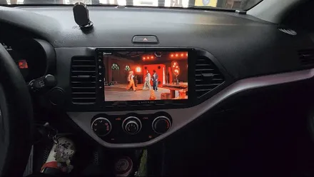 올뉴모닝 카인원M 안드로이드 올인원 장착했어요.