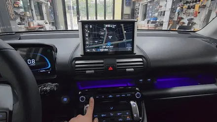 캐스퍼 순정네비연동 360서라운드뷰 원테이크 NV8000 장착했어요.