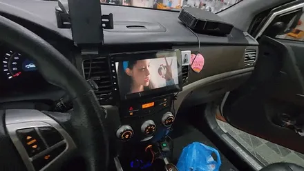 인천 K로이드S 올인원 내비게이션하고 후방카메라 코란도C 장착