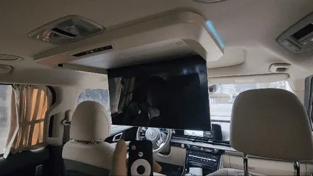카니발 KA4 22인치 천정형모니터 XM-2200H 안드로이드 리뷰