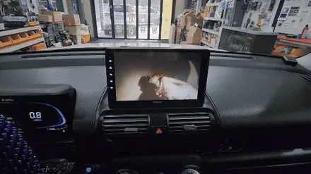 캐스퍼 카나로 X-plus 9인치 안드로이드올인원 장착했어요.