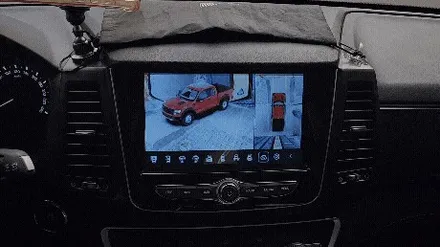 렉스턴스포츠 신개념 주차도우미 Aview 3D PLUS 어라운드뷰 장착했어요.
