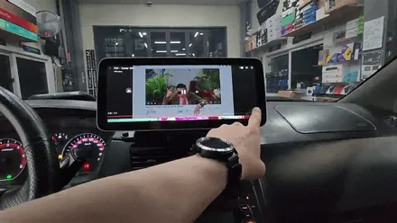 인천 카나로 XPLUS 12인치 안드로이드 올인원 내비 3D 어라운드뷰 전용 360 코란도스포츠 장착