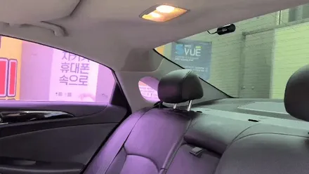 자동차 뒷유리 기포 뽁뽁이 발생으로 루마GG 필름 썬팅재시공 (YF소나타)