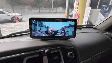 인천 포터2 카나로 XPLUS 12 올인원 내비 + 파인뷰 LX5 파워 룸미러형 블랙박스 설치