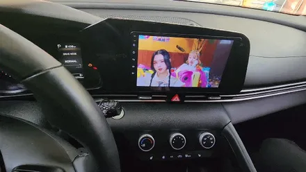 아반떼 CN7 카나로 A10 안드로이드 올인원 장착 아틀란 지도탑재!! 경인카