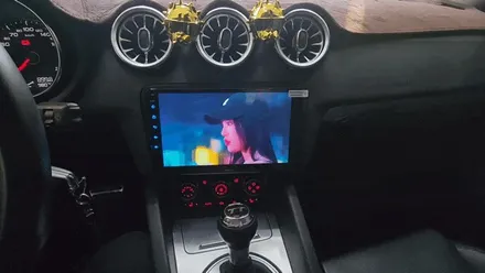 아우디TT 안드로이드 올인원 NAVIFLY 차량용 내비게이션 매립 인천경인카 장착
