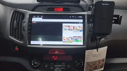 인천 안드로이드 올인원 naviking 내비매립 스포티지R 장착