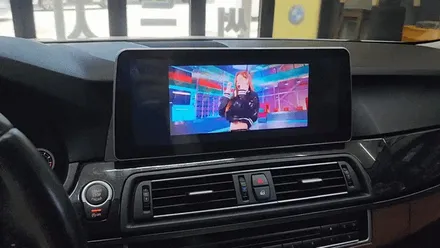 인천 네비플라이 안드로이드 올인원 수입차 BMW530D 장착