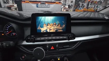 올뉴K3 순정네비에 연동형 카플레이 와글미디어 캐스트로 해결하기!