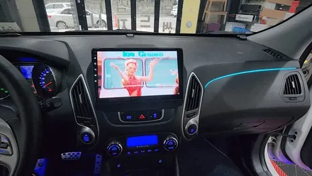 뉴투싼ix 안드로이드 카나로 X-PRO 올인원 장착했어요.