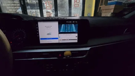 기아 K5 DL3 10인치 대화면 카나로 X-plus 안드로이드 올인원 장착했어요.