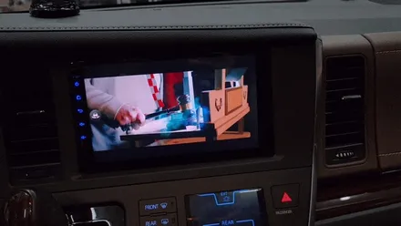 도요타 시에나 카나로 X-PRO 360 안드로이드 올인원 with 어라운드뷰 시공