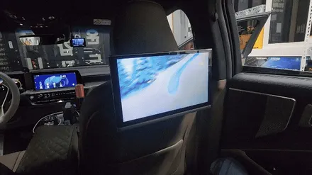 K8 노바 Z9 안드로이드 리어모니터 장착
