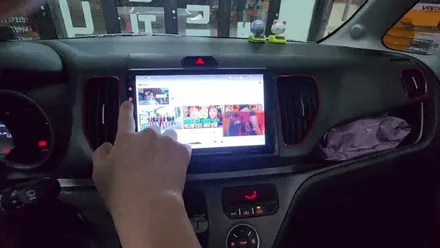 인천 카나로 XPLUS 안드로이드 올인원 레이차량 내비매립 + 후방카메라 설치
